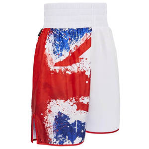 Pantalones cortos de boxeo para hombre de secado rápido de estilo personalizado 2024, venta al por mayor de fábrica, ropa de lucha sublimada, cintura elástica, lona de poliéster 100% - Product Image 4
