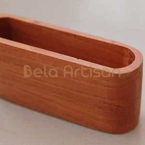 Porta Menús de Mesa Pequeños de Madera, Porta Tarjetas y Postales con Base Acrílica, Grabado Elegante para Decoración de Fiestas - Product Image 5