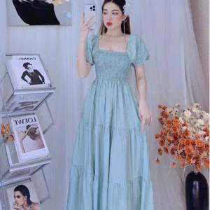 <b>Women</b> Long <b>Dress</b> Casual Reasonable Price 100% <b>Linen</b> Casual Washable Customized Packaging Vietnam Manufacturer - Product Image 5