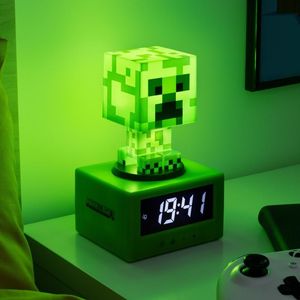 นาฬิกาปลุก LED รูป Creeper จากเกม Minecraft ดีไซน์ทันสมัยทรงสี่เหลี่ยม ใช้พลังงานจากแบตเตอรี่ นาฬิกาดิจิตอล - Product Image 2