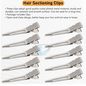 Pince et outils pour extensions de cheveux en acier inoxydable léger, vente directe d'usine, plusieurs couleurs - Product Image 5