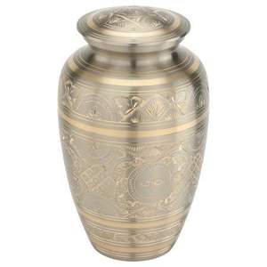 Customize Texture With Gold Finish Aluminum Urns for Human Ashes Adult Male & Female for Funeral or Home Urns High Quality 2025 - Product Image 2