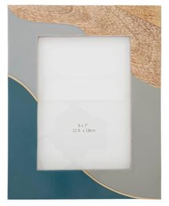 Marco DE FOTOS decorativo con incrustaciones de resina de faizacraft - Product Image 2