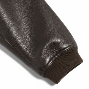 Nouvelles parkas courtes et fines en similicuir tissé pour femme, avec fermeture éclair et fourrure de renard, anti-plis, élégantes, collection été 2025, meilleures ventes, vente en gros - Product Image 4