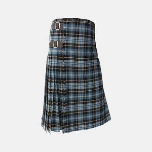 Kilt en tartan écossais pour hommes Kilt à motif de clan Highland sur mesure avec plis et sangles de couteau - Product Image 2