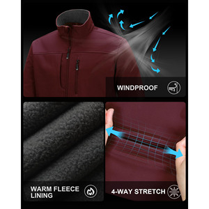Vestes d'extérieur de qualité supérieure Veste à coque dure Veste imperméable coupe-vent à coutures complètes pour l'hiver Veste imperméable haute performance avec logo personnalisé - Product Image 6