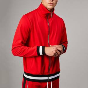 Mode hommes 100% polyester décontracté deux pièces ensemble en gros entraînement vêtements de sport survêtements vêtements de Sport survêtement pour hommes ensemble - Product Image 3