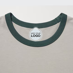 Ringer camiseta unisex de gran tamaño de algodón de manga corta Camiseta personalizada impresa camisetas personalizadas - Product Image 2