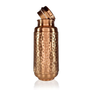 Creative Pure Copper Water <b>Bottle</b> Hammered Finish Handmade Leak-Proof Vessel For Drinking Water <b>Travel</b> <b>Bottle</b> At Factory Price - Product Image 1