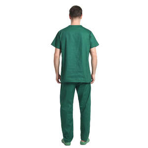 2024 Fashionable Designs Top Quality <b>Stretchy</b> Arrival Classic V-neck, Nurse Uniform Pocket Hospital Uniforms Scrubs Top for <b>Men</b> - Product Image 5