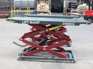 โครงสร้างเหล็กแข็งแรงทนทานสำหรับลิฟท์ยกรถแบบกรรไกรสี่เสา ไฮดรอลิกสองกระบอก รับน้ำหนัก 6 ตัน สำหรับขาย - Product Image 4