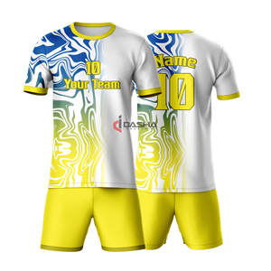 Maillot de football professionnel à manches courtes personnalisé pour adulte, en polyester sublimé, séchage rapide et respirant - Product Image 6