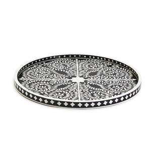 Hot Selling New Tray Style <b>Moroccan</b> Style Bone Inlay Serving Tray Serving Dishes Chocolate Serving Trays <b>Decor</b> Dishes Plate - Product Image 2