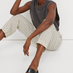 ผู้ชายผู้หญิงกางเกงกางเกงวอร์มพิมพ์กางเกงผ้าฝ้ายเอวสูงกางเกงขากว้างโลโก้ที่กําหนดเอง - Product Image 5