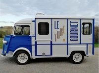 Camion de crème glacée mobile camion de nourriture à roues électrique personnalisable voiture-restaurant de loisirs de plein air