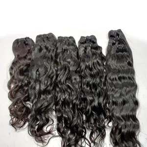 Thin Light Brown Lace Frontal Natural Wavy 13 x 4 Double Drawn Cuticle Aligned Indian Remy Hair Vendors Free Sample Hair Wigs