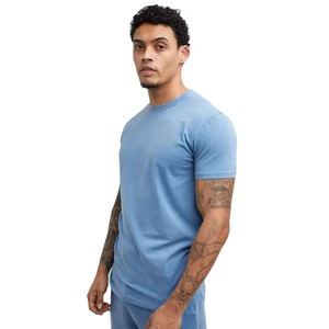 Haute qualité 100% coton respirant 150Grammes T-shirt lourd avec broderie imprimée personnalisée pour hommes - Product Image 4