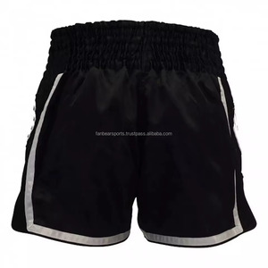Pantalones Cortos de Muay Thai Personalizados de Alta Calidad al Por Mayor con MOQ Bajo, Pantalones Cortos de Boxeo Muay Thai para Hombre Hechos en Pakistán - Product Image 5