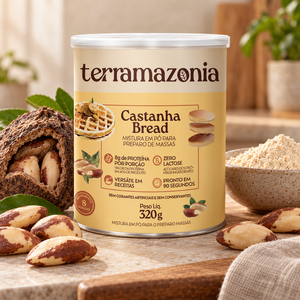 Terramazonia Brazil Nut Protein Custard Powder <b>Gluten</b> <b>Free</b> Quick Preparation Stand up Pouch Powder - Product Image 2