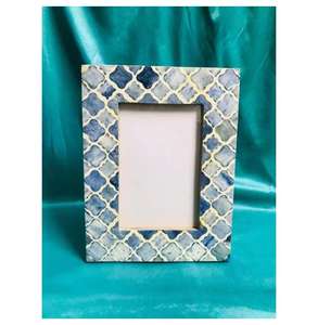 Cadre photo de ferme en bois sculpté à la main avec affichage mural de table de couleur bois de noyer rustique pour vase mural Ramadan - Product Image 4