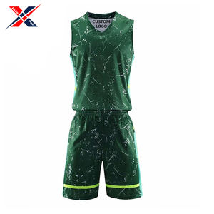 Maillots de basket-ball imprimés par sublimation de qualité supérieure, 100% polyester, unisexe, adultes, grandes tailles, séchage rapide, respirant - Product Image 3