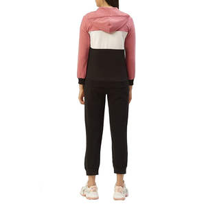 Conjunto Deportivo de Dos Piezas para Mujer, Diseño Nuevo con Detalles de Tuberías, Cremallera Completa, Pantalones Rectos, Sudadera con Capucha y Pantalones Deportivos para Gimnasio y Ropa Deportiva Informal - Product Image 3