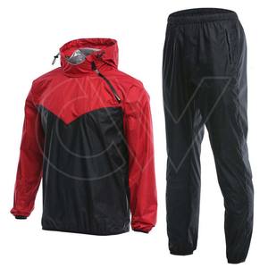 Top qualité Gym Fitness à manches longues imperméable coupe-vent hommes survêtement respirant à manches longues mi-longueur hommes survêtement - Product Image 4