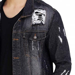 Nouvel arrivage Étiquette personnalisée de bonne qualité avec le meilleur prix/le meilleur élégant automne hiver hommes vestes jeans vieillis - Product Image 6