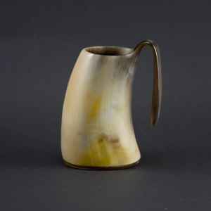 Tasse à bière Cool Beer Mug Buffalo Horn Cadeaux pour hommes Verres écologiques - Product Image 3