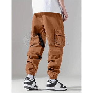 Pantalones de calle para hombres con tobillos ajustables y ajuste relajado para pantalones de calle de estilo diario para hombres - Product Image 5