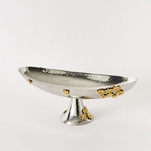 Tazón de helado con acabado martillado de acero inoxidable clásico de lujo, estante de postre de ensalada de Metal y contenedor de dulces de frutas para helado - Product Image 4