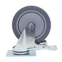 Prix usine 4 pouces roue de roulette en acier robuste avec frein TPR Inox SUS 304 pour les conteneurs d'expédition pour le Viet Nam