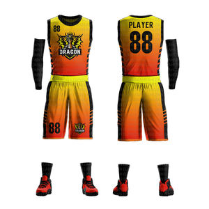 Impression par sublimation DEAL SETS Maillots de basket-ball CLUB Ensemble d'uniformes réversibles personnalisés pour jeunes BSCI, GROS, VÊTEMENTS DE SPORT - Product Image 2