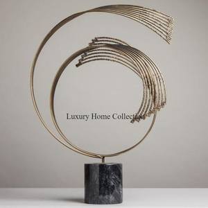 Statue et sculptures de luxe de conception avantageuse pour la décoration de table de console de lobby d'hôtel du fournisseur indien aux meilleurs prix - Product Image 3