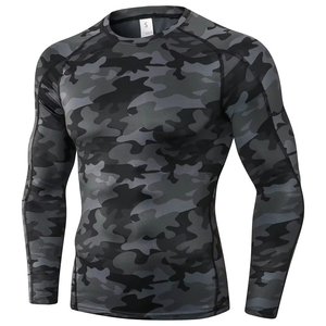 Custom Sublimation <b>Men's</b> Long Sleeve Rash Guard Spandex Fabric <b>for</b> MMA BJJ Gym Gear Design Your Own <b>Swimming</b> Gear - Product Image 6
