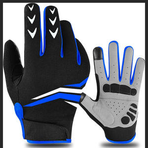 Gants antidérapants à doigts entiers avec logo personnalisé Vêtements de sport d'extérieur tendance Gant d'équitation antidérapant fabriqué au Pakistan pour le cyclisme - Product Image 6