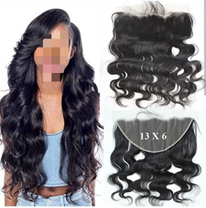 Extension de cheveux naturels, cheveux humains vierges, Lace Frontal Transparent HD, 13X4, vente en gros - Product Image 2