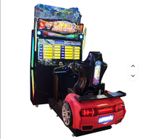 Console d'arcade de course vidéo 55 pouces à monnayeur, modèle Dynamic Savage Demon Drive, pour aire de jeux intérieure