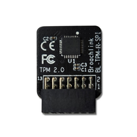 Module de sécurité ASROCK Module de plate-forme de confiance 14 broches SPI TPM 2.0 Puce ASROCK Tpm 2.0 Module pour PC mise à niveau vers Windows11
