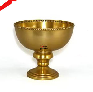 Cuenco para servir con acabado de plata y metal de acero inoxidable de aspecto elegante para restaurante y bar de hotel - Product Image 5