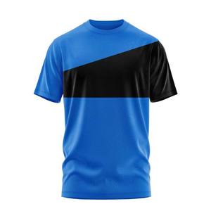 Camisetas en blanco de gran tamaño personalizadas de algodón 100% de calidad superior para hombre, camiseta de talla grande con cuello redondo y contraste de Color para hombre - Product Image 3