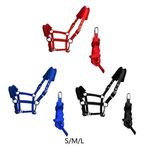 Ensemble de licol pour chevaux Licou en laine de nylon de haute qualité et très confortable Licou pour chevaux au design portable au prix de gros - Product Image 5