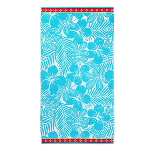 Serviettes de plage brodées 100% coton style de vie 90x180cm 550GSM certifiées GOTS absorbant ultra doux pour les fêtes de piscine d'enfants - Product Image 3