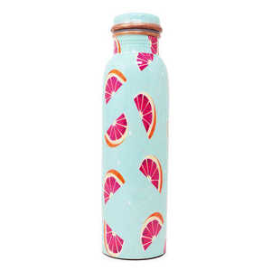 Stylish Leopard Print Copper <b>Water</b> <b>Bottle</b> For Trendy Hydration Healthy Living And Eco Friendly Lifestyle Use Copper <b>Water</b> <b>Bottle</b> - Product Image 6