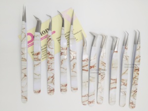 Pince à épiler en acier inoxydable avec logo personnalisé, vente en gros au Pakistan - Product Image 2