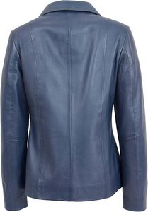 2025 nouveau printemps automne femmes femmes en cuir véritable veste classique Zip Box Style cuir véritable du pakistan - Product Image 5