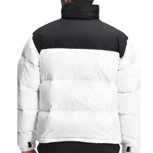 Veste matelassée pour homme en toile avec logo frontal, respirante, coupe-vent, à capuche, anti-rétrécissement, nouveau design, en coton – Prix de gros - Product Image 5