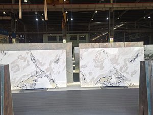 Losas de Mármol Blanco Arcoíris Picasso de Tamaño Personalizado, Mármol Blanco Arcoíris Picasso de Alta Calidad - Product Image 3