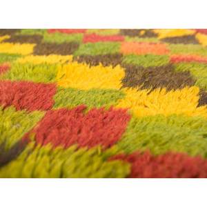 พรมขนสัตว์ถักมือ Zuri Gold รุ่น Pae-1640 ลายเรขาคณิตนามธรรม สำหรับทางเข้าบ้าน ห้องโถง รูปทรงสี่เหลี่ยมผืนผ้า ขนาด 9x12 ฟุต แบบจิ๊กซอว์ - Product Image 3