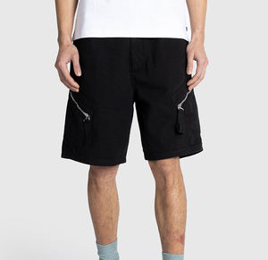 2025 hommes taille moyenne été coton Cargo Shorts Premium respirant séchage rapide grande taille cordon décontracté motif solide - Product Image 6